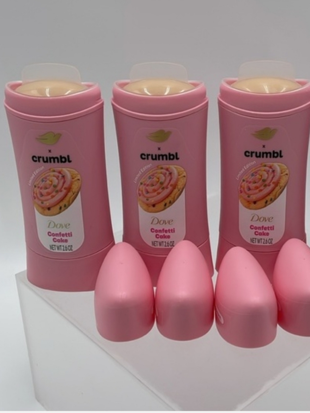 Dove x Crumbl Deodorant Limited Edition - 1 Confetti Cake 2.6 oz - Picture 5 of 5